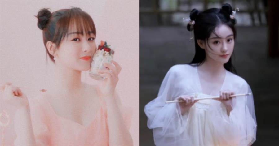 女星雙丸子頭大賞：楊紫袁冰妍靈動，趙麗穎萌翻，趙露思顯頭大
